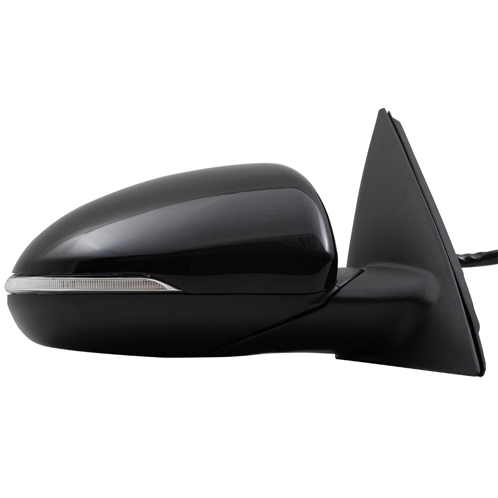 Brock Replacement Side View Power Mirror Compatible with 2016-2018 Optima Passenger Heated Signal Power Folding Memory Blind Spot Detection Replaces 87620D5050 87620 D5050