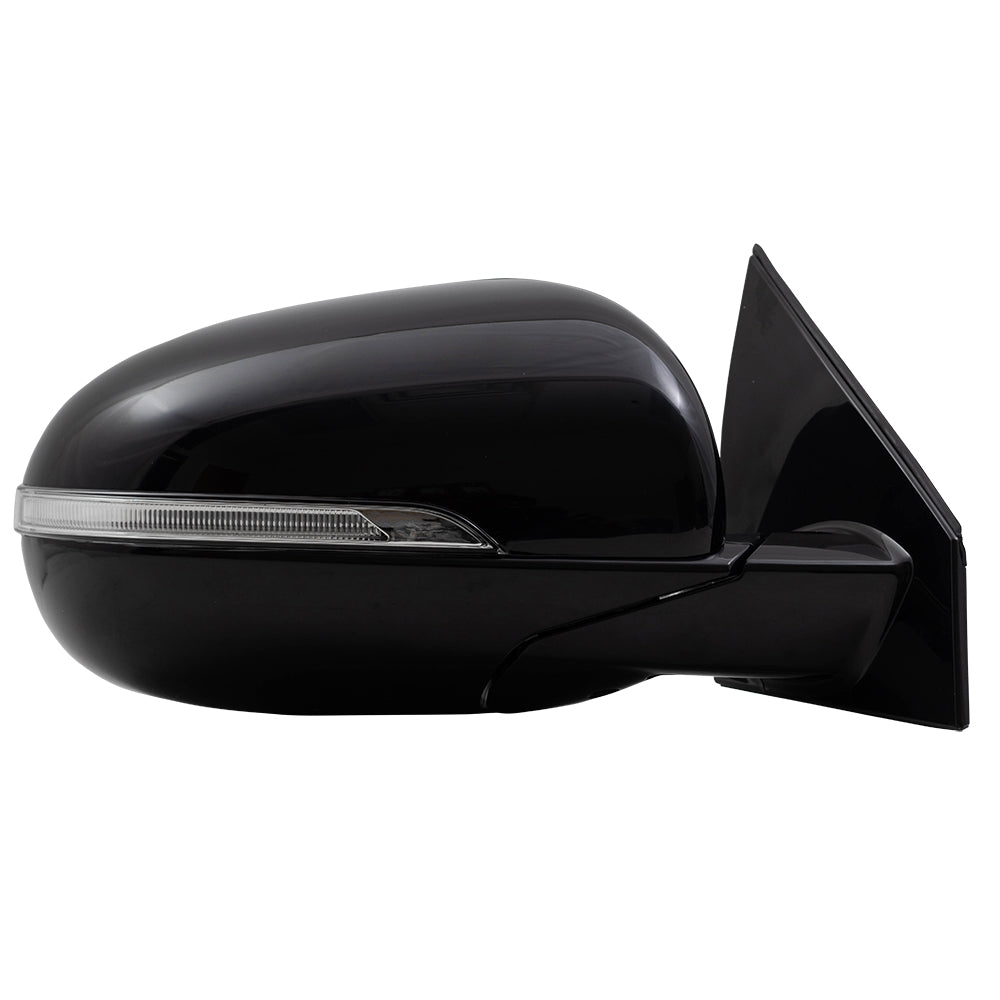 Brock Replacement Pair Side View Mirrors Compatible with 2016-2018 Sorento Driver and Passenger Set Replacement Heated Signal Memory Power Folding Blind Spot Detection fits 87610C6010 87620C6010