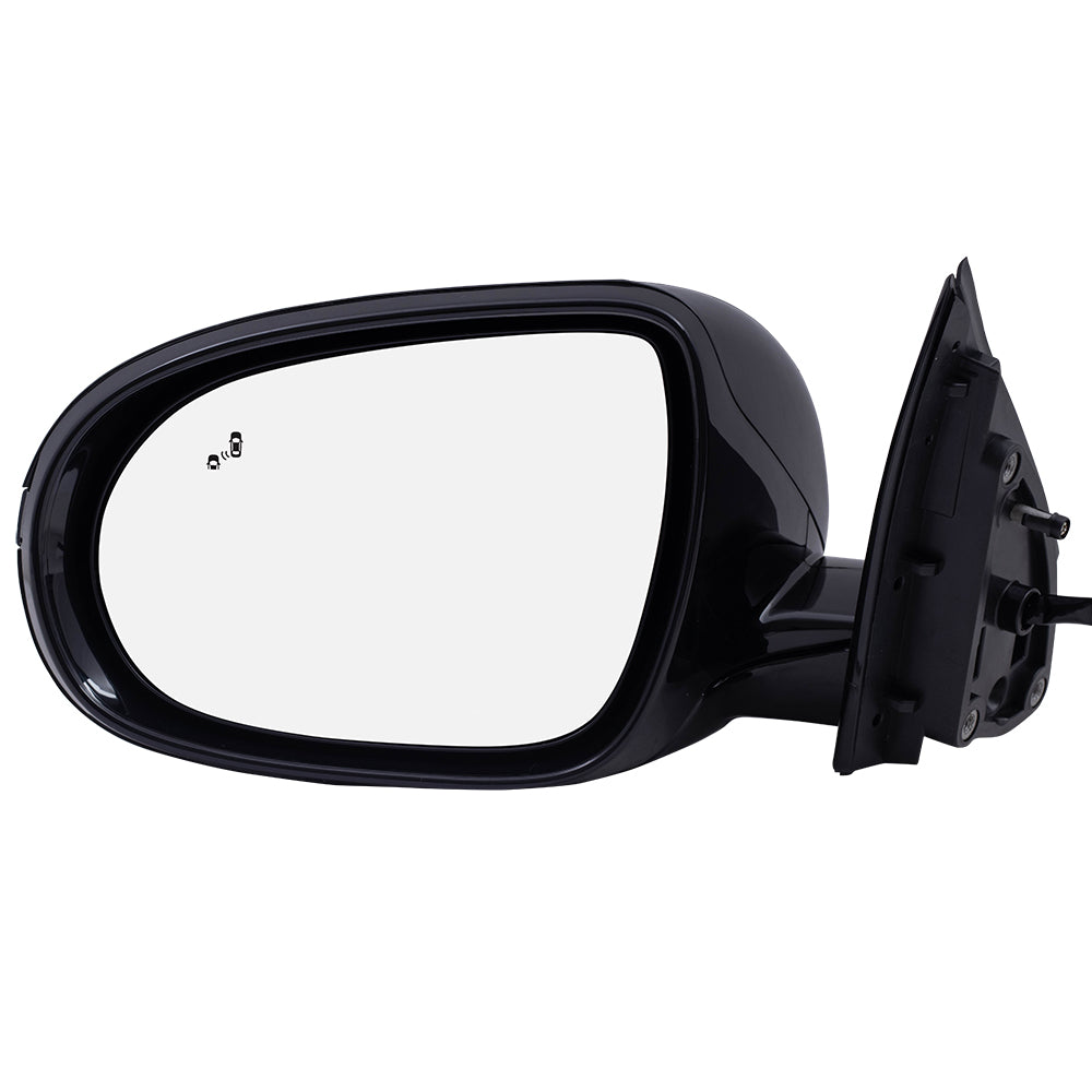 Brock Replacement Side View Mirror Compatible with 2016-2018 Sorento Driver Replacement Heated Signal Power Folding Blind Spot Detection fits 87610C6150 87610 C6150