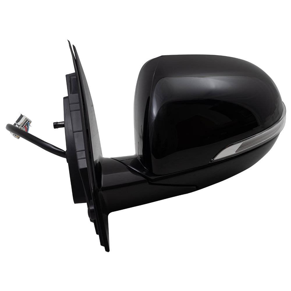 Brock Replacement Side View Mirror Compatible with 2016-2018 Sorento Driver Replacement Heated Signal Power Folding Blind Spot Detection fits 87610C6150 87610 C6150