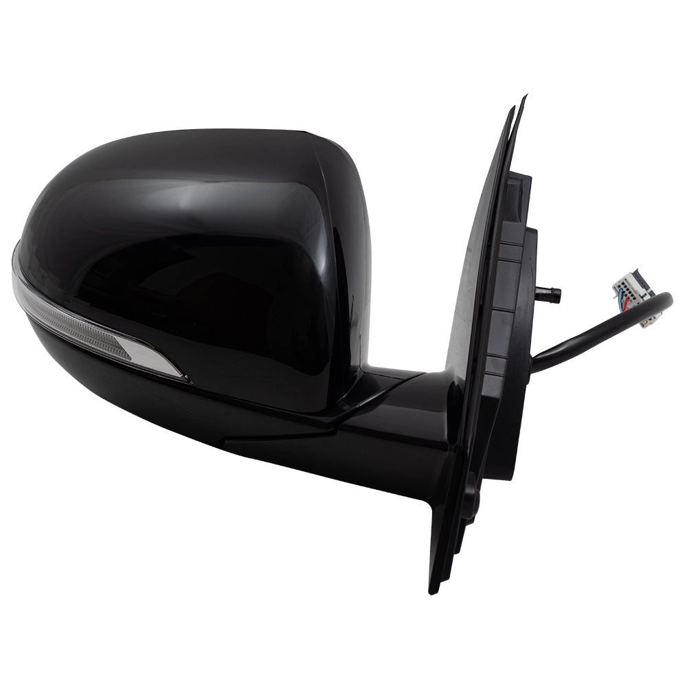 Brock Replacement Side View Mirror Compatible with 2016-2018 Sorento Passenger Replacement Heated Signal Power Folding Blind Spot Detection fits 87620 C6150 87620C6150