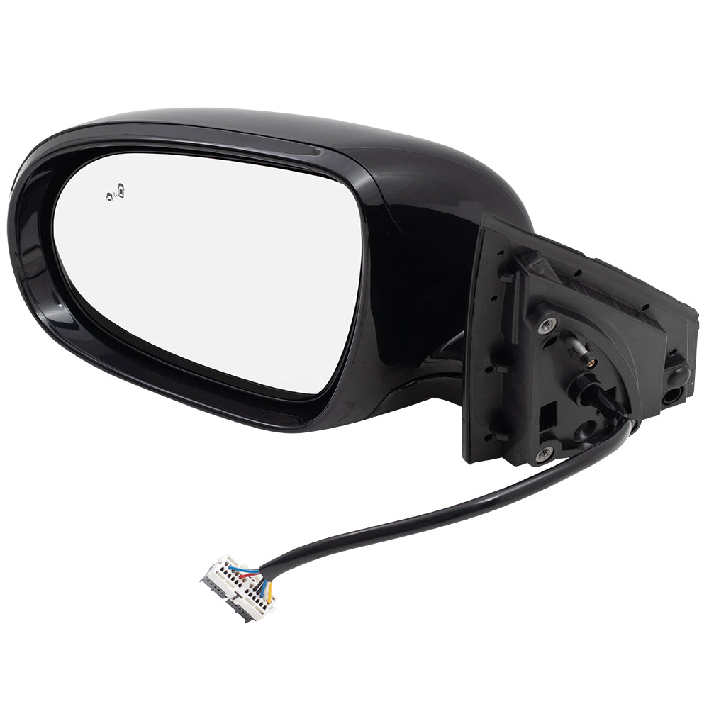 Brock Replacement Side View Mirror Compatible with 2016-2018 Sorento Driver Replacement Power Heated Signal Blind Spot Detection fits 87610C6220 87610 C6220