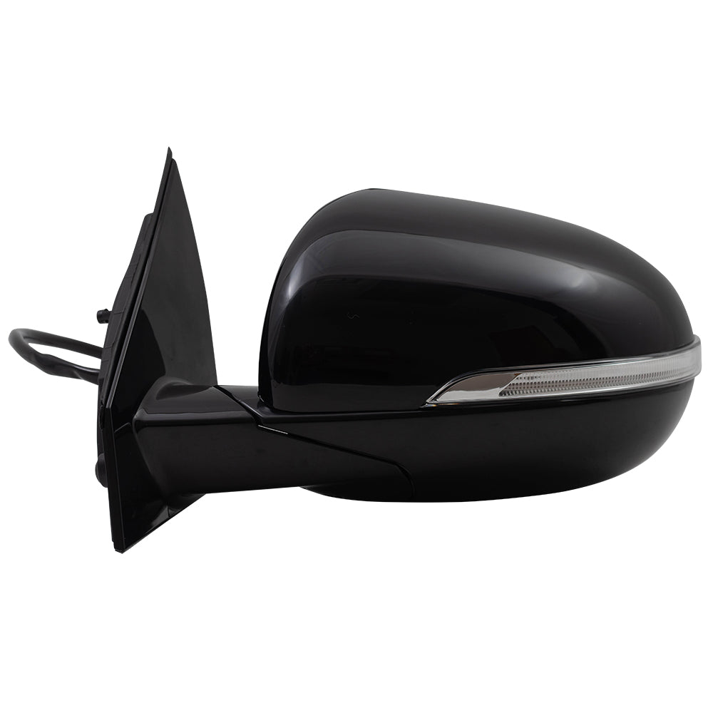 Brock Replacement Side View Mirror Compatible with 2016-2018 Sorento Driver Replacement Power Heated Signal Blind Spot Detection fits 87610C6220 87610 C6220