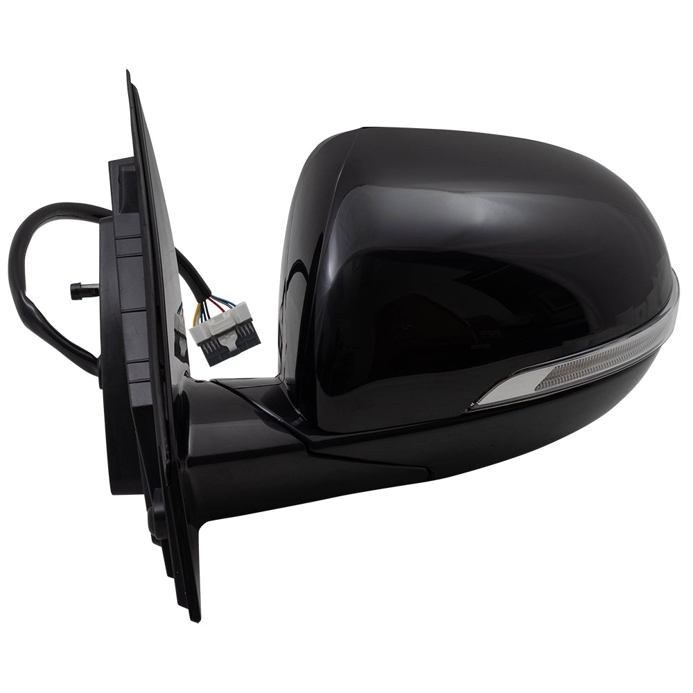 Brock Replacement Side View Mirror Compatible with 2016-2018 Sorento Driver Replacement Power Heated Signal Blind Spot Detection fits 87610C6220 87610 C6220