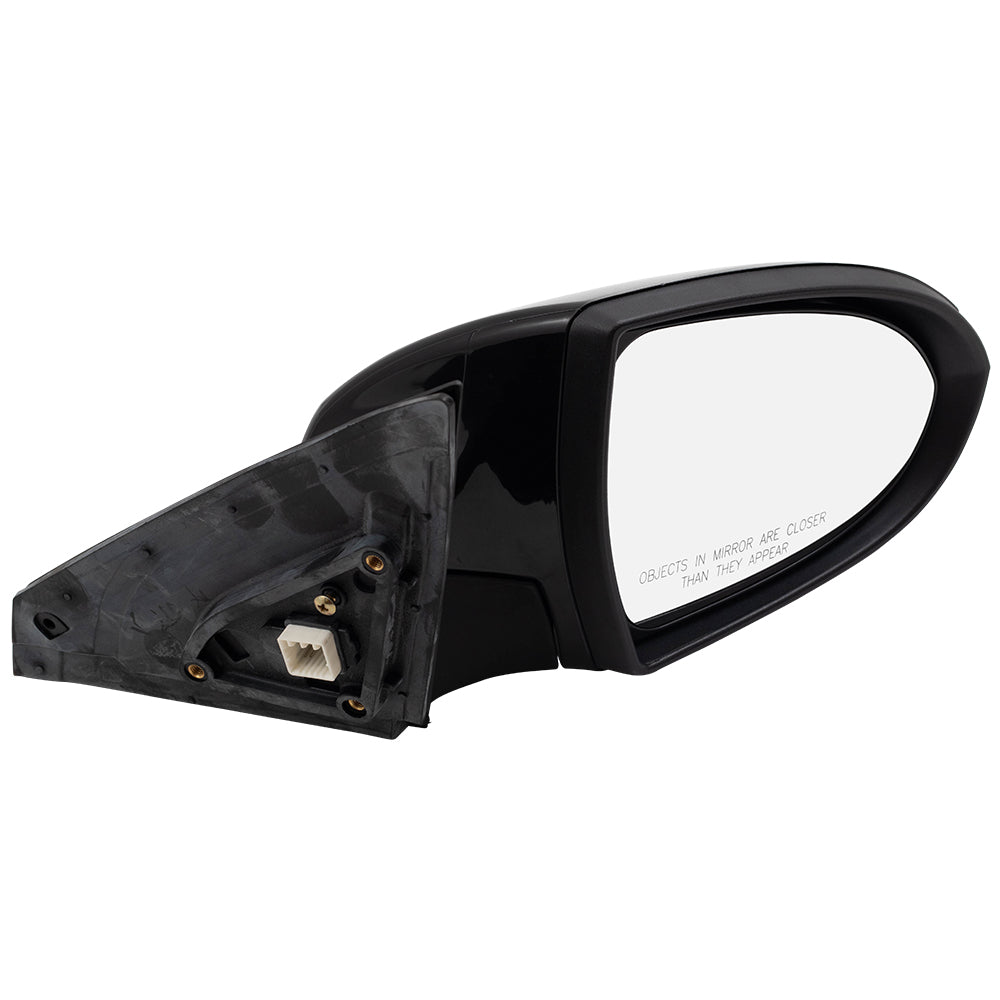 Brock Replacement Pair Side View Mirrors Compatible with 2013-2016 Sportage Driver and Passenger Set Power Folding Heated Signal 876103W575 876203W575