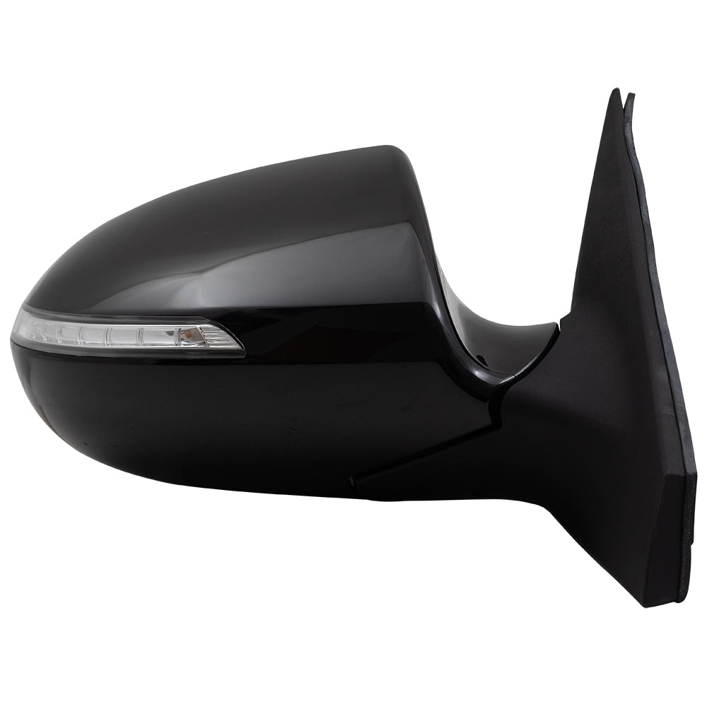 Brock Replacement Pair Side View Mirrors Compatible with 2013-2016 Sportage Driver and Passenger Set Power Folding Heated Signal 876103W575 876203W575
