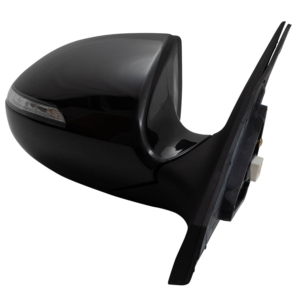 Brock Replacement Pair Side View Mirrors Compatible with 2013-2016 Sportage Driver and Passenger Set Power Folding Heated Signal 876103W575 876203W575