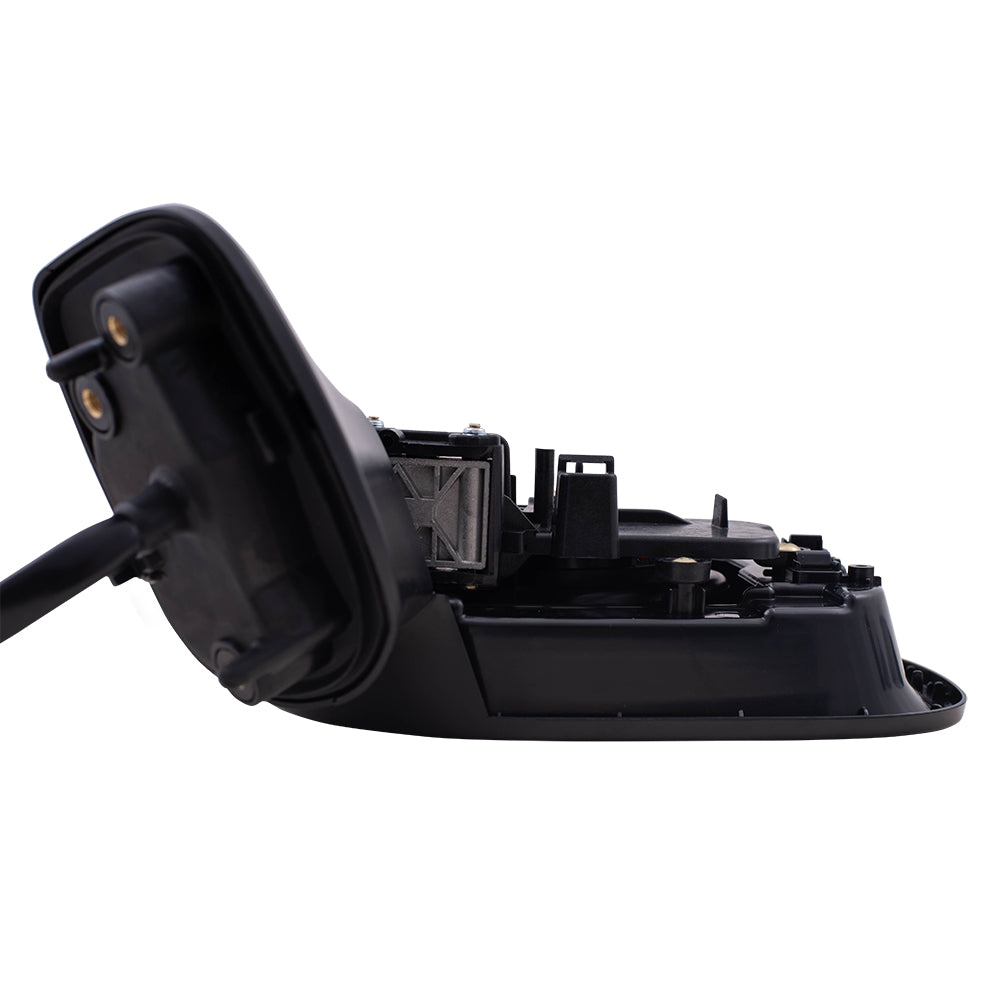 Brock Replacement Driver Power Side Mirror Heated with Blind Spot Detection Ready-to-Paint and Textured Black Covers Compatible with 2017-2020 Impreza