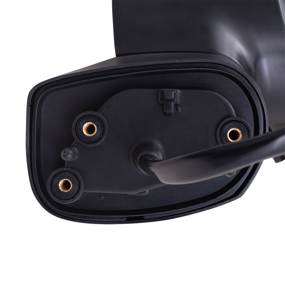 Brock Replacement Passenger Power Side Mirror Heated with Blind Spot Detection Ready-to-Paint and Textured Black Covers Compatible with 2017-2020 Impreza