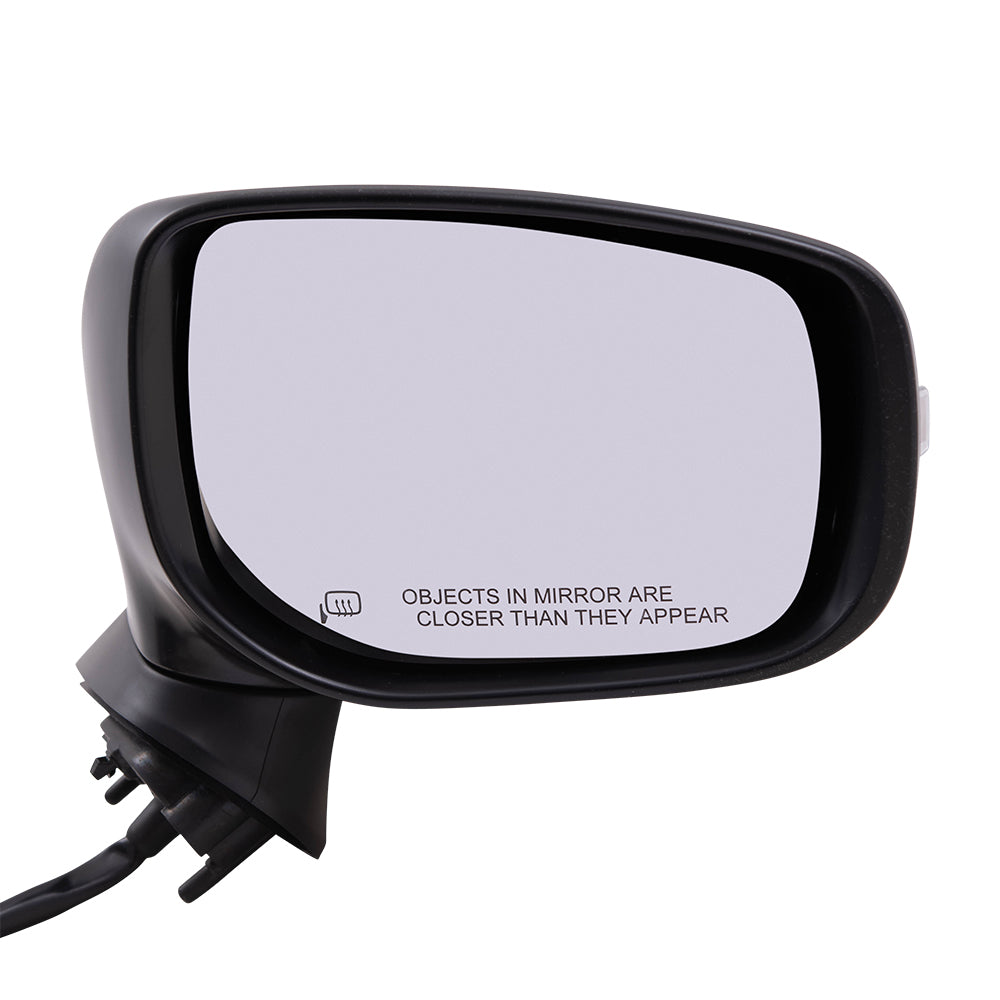 Brock Replacement Passenger Power Side Mirror Heated with Signal Compatible with 2017-2020 Impreza