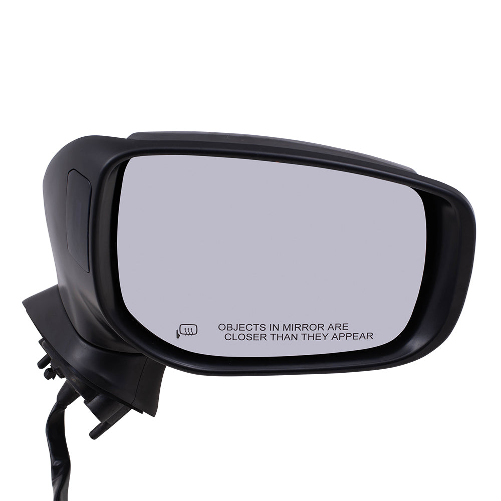 Brock Replacement Passenger Power Side Mirror Heated with Signal Blind Spot Detection Compatible with 2017-2020 Impreza