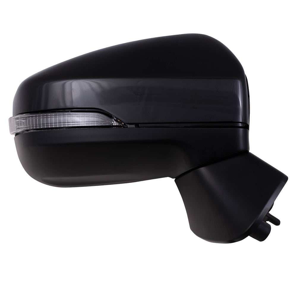 Brock Replacement Passenger Power Side Mirror Heated with Signal Blind Spot Detection Compatible with 2017-2020 Impreza