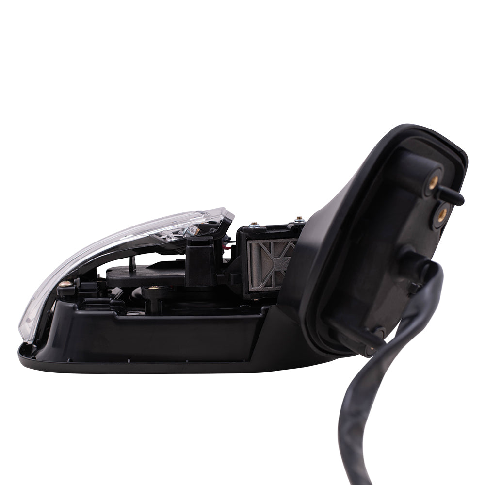 Brock Replacement Passenger Power Side Mirror Heated with Signal Blind Spot Detection Compatible with 2017-2020 Impreza