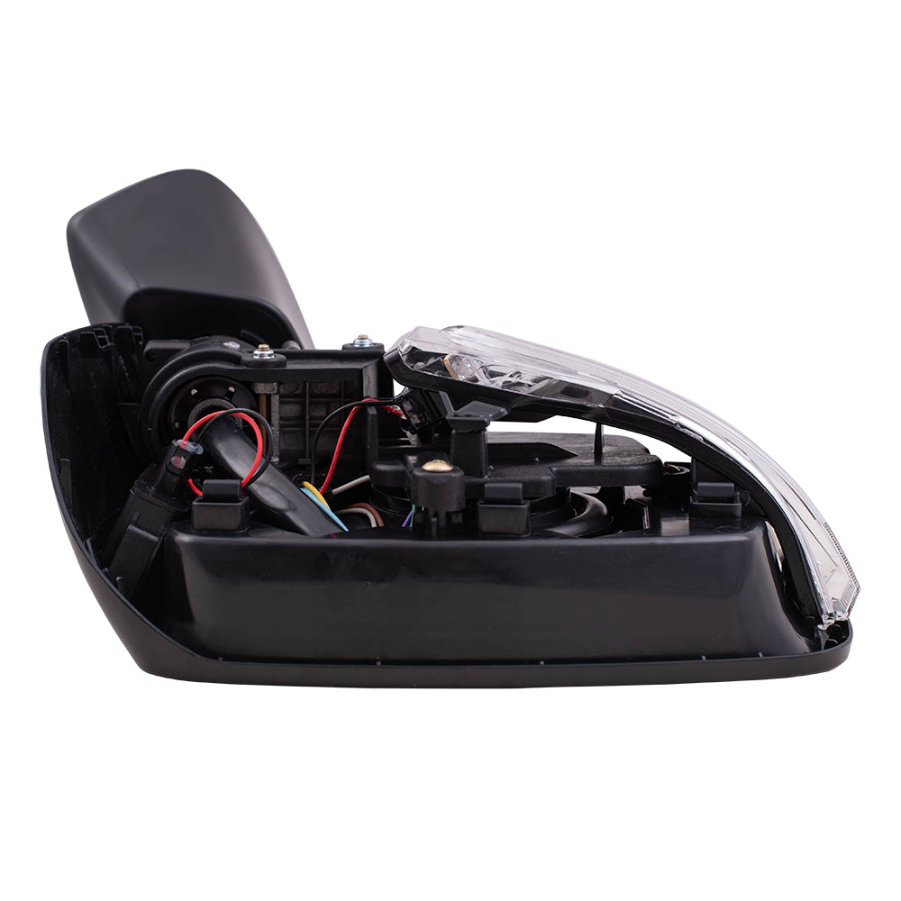 Brock Replacement Passenger Power Side Mirror Heated with Signal Blind Spot Detection Compatible with 2017-2020 Impreza