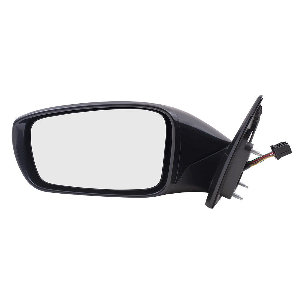 Brock Replacement Drivers and Passengers Side Power Mirrors w/ Heat Signal Compatible with 2011-2015 Sonata Hybrid