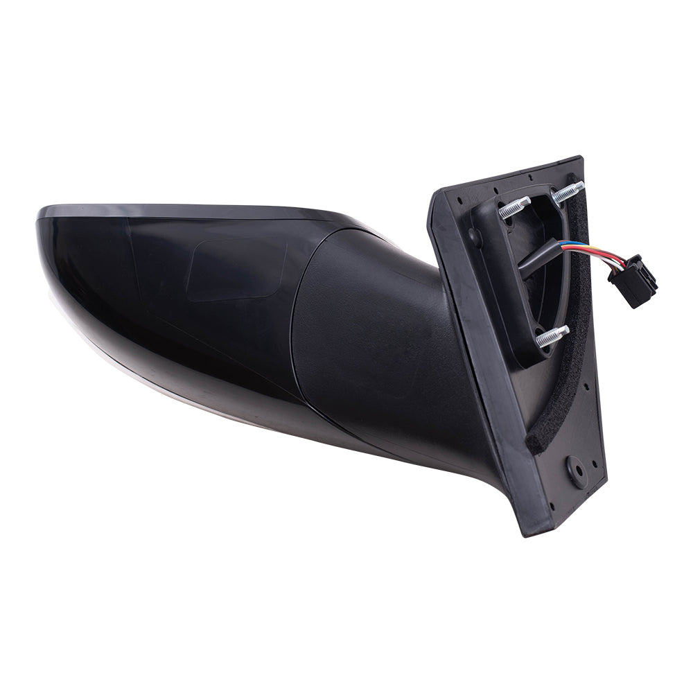 Brock Replacement Drivers and Passengers Side Power Mirrors w/ Heat Signal Compatible with 2011-2015 Sonata Hybrid