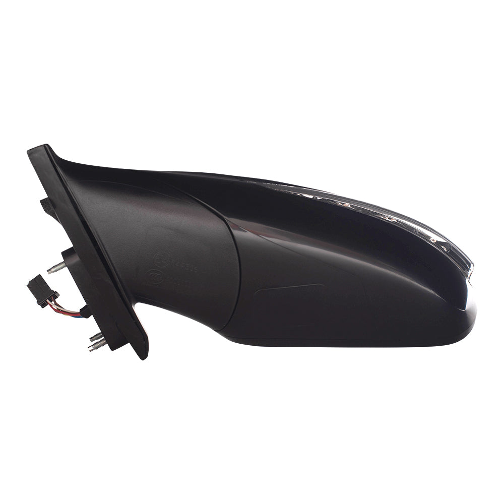 Brock Replacement Drivers and Passengers Side Power Mirrors w/ Heat Signal Compatible with 2011-2015 Sonata Hybrid