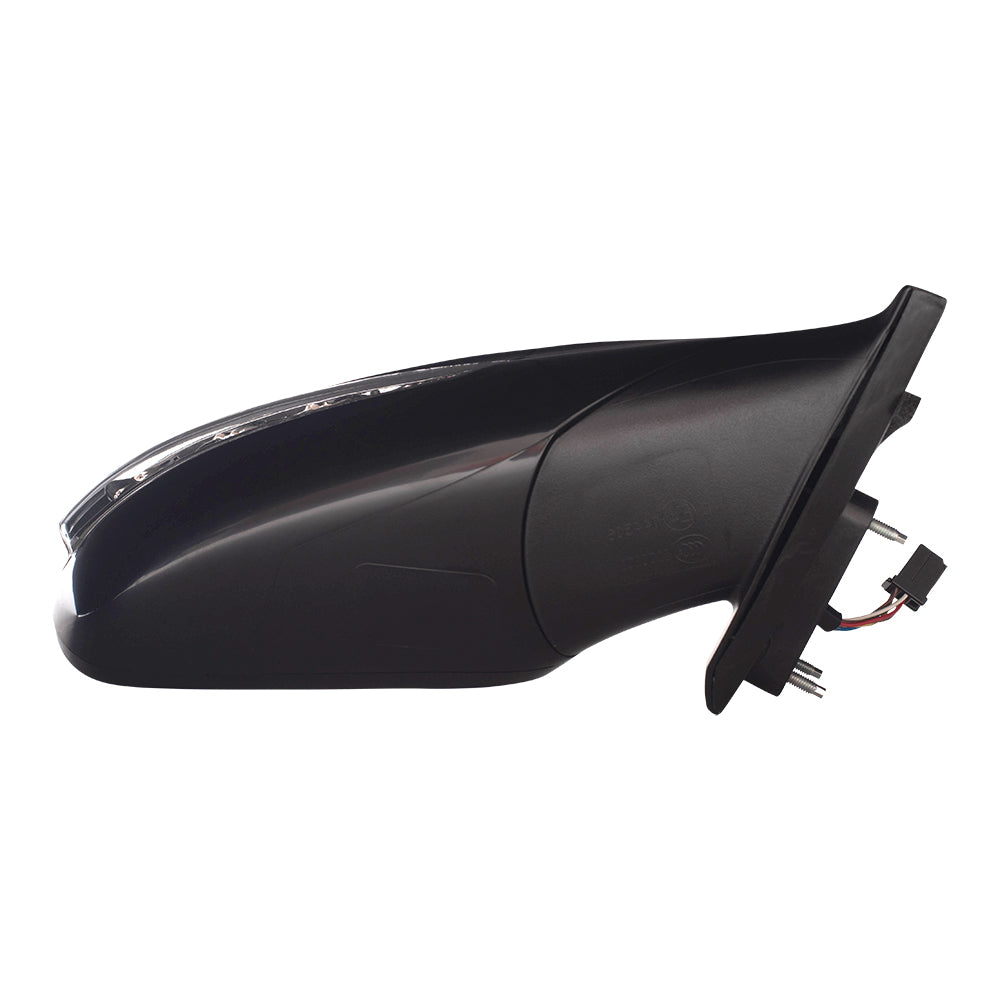 Brock Replacement Passengers Side Power Mirror w/ Heat Signal Compatible with 2011-2015 Sonata Hybrid