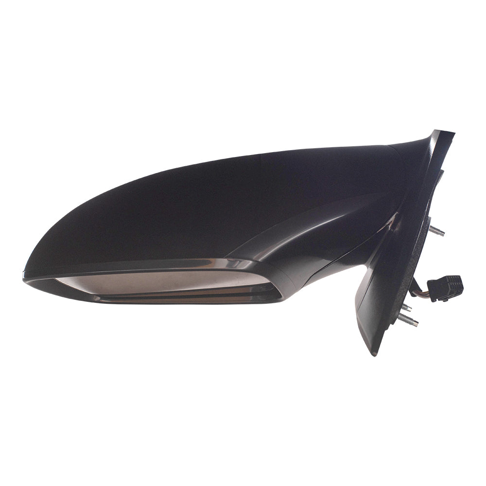 Brock Replacement Drivers and Passengers Side Power Mirrors w/ Heat Signal Compatible with 2011-2015 Sonata Hybrid