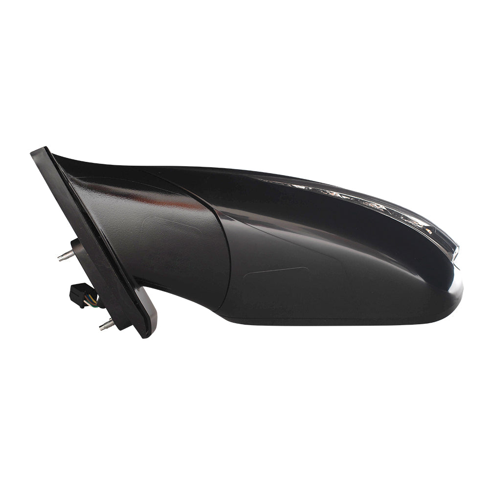 Brock Replacement Drivers and Passengers Side Power Mirrors w/ Heat Signal Compatible with 2011-2015 Sonata Hybrid