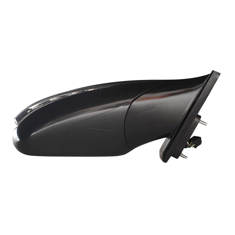 Brock Replacement Passengers Side Power Mirror w/ Heat Signal Compatible with 2011-2015 Sonata Hybrid