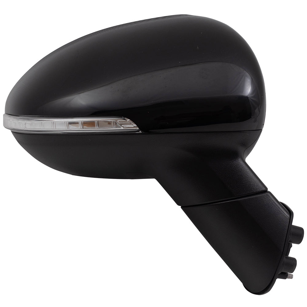 Brock Replacement Pair Set Power Folding Side View Mirrors Heated Signal Compatible with 14-17 Rio & Rio5 KI1320188 876101W151 KI1321188 876201W151