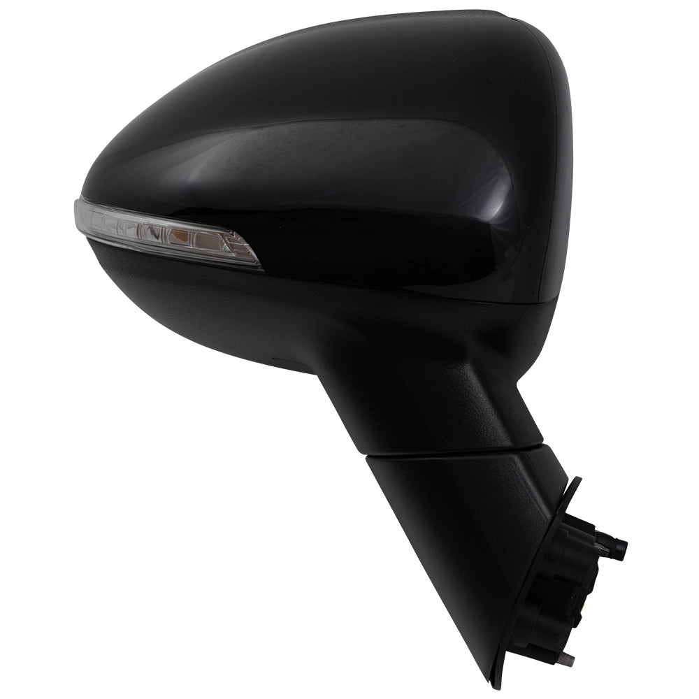 Brock Replacement Pair Set Power Folding Side View Mirrors Heated Signal Compatible with 14-17 Rio & Rio5 KI1320188 876101W151 KI1321188 876201W151
