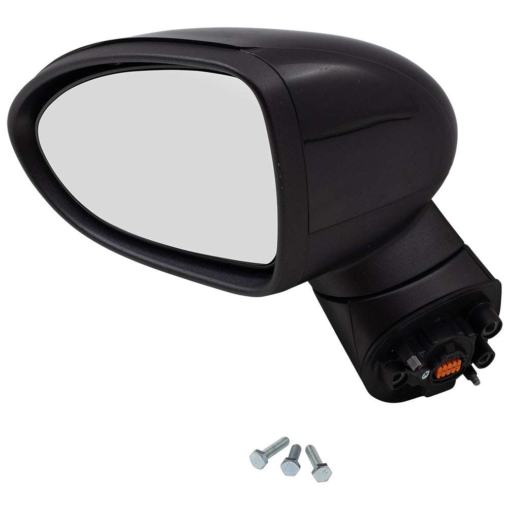 Brock Replacement Drivers Power Folding Side View Mirror Heated Signal Compatible with 14-17 Rio & Rio5 KI1320188 876101W151