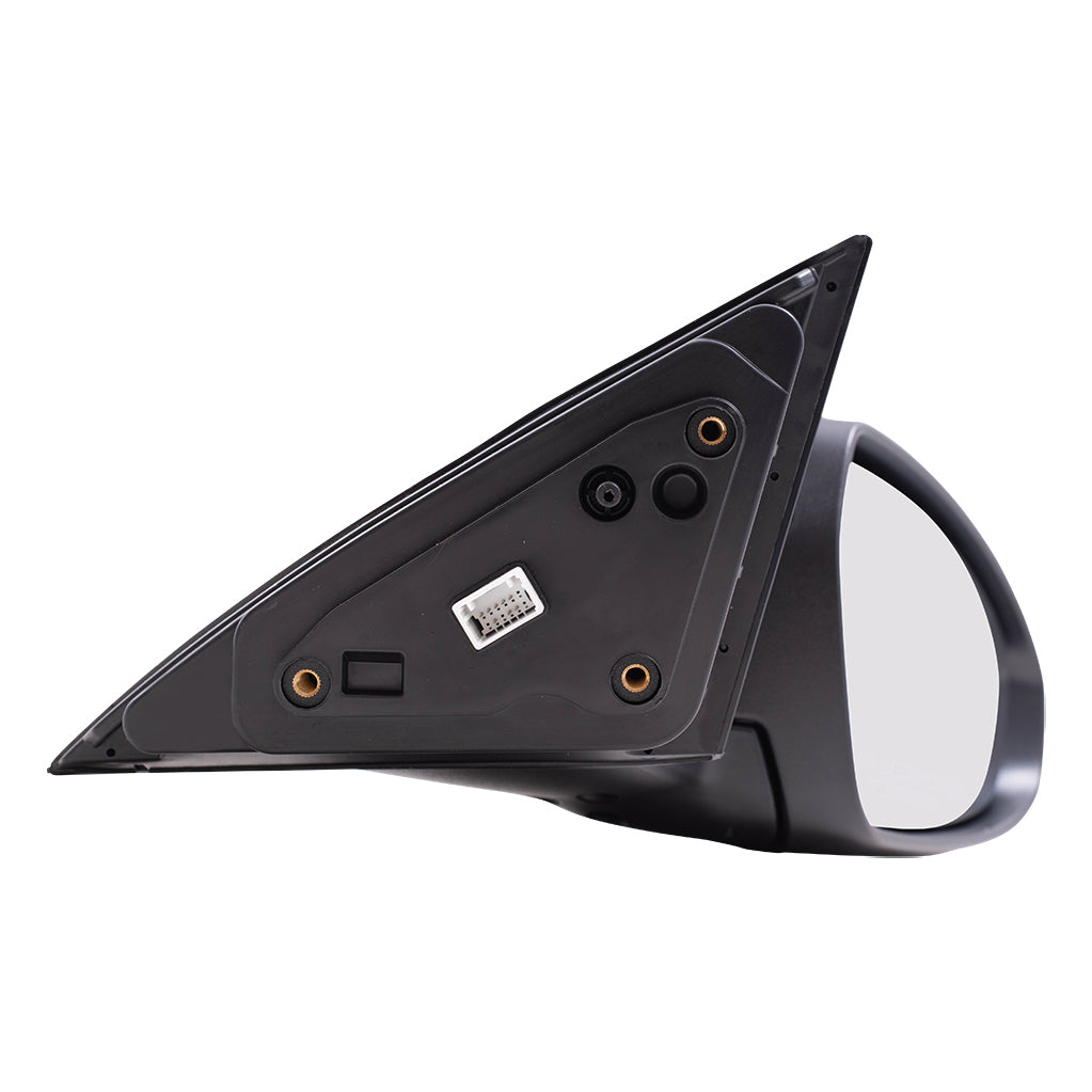Brock Replacement Driver and Passenger Side Power Mirror Paint to Match Black with Heat-Signal-Blind Spot Detection Set Compatible with 19-20 Forte Sedan