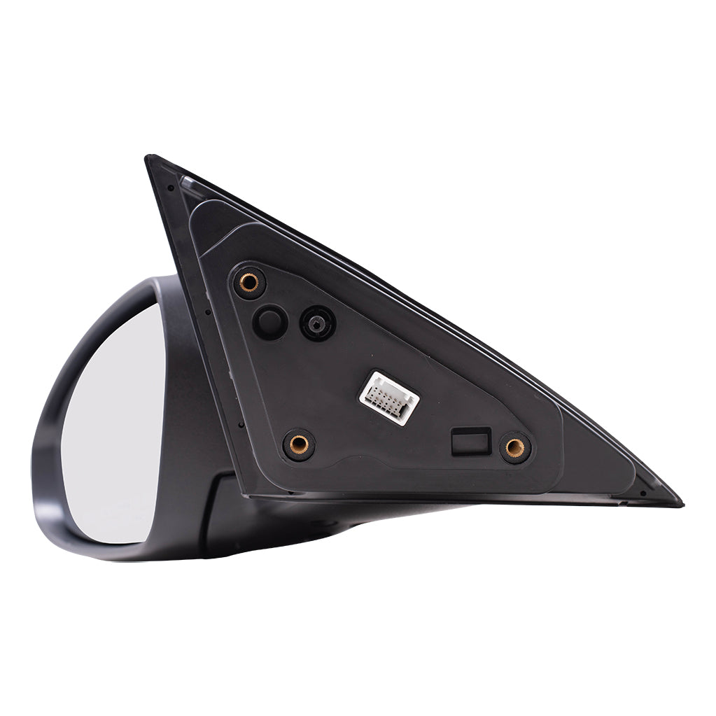 Brock Replacement Driver Side Power Mirror Paint to Match Black with Heat-Signal-Blind Spot Detection Compatible with 19-20 Forte Sedan