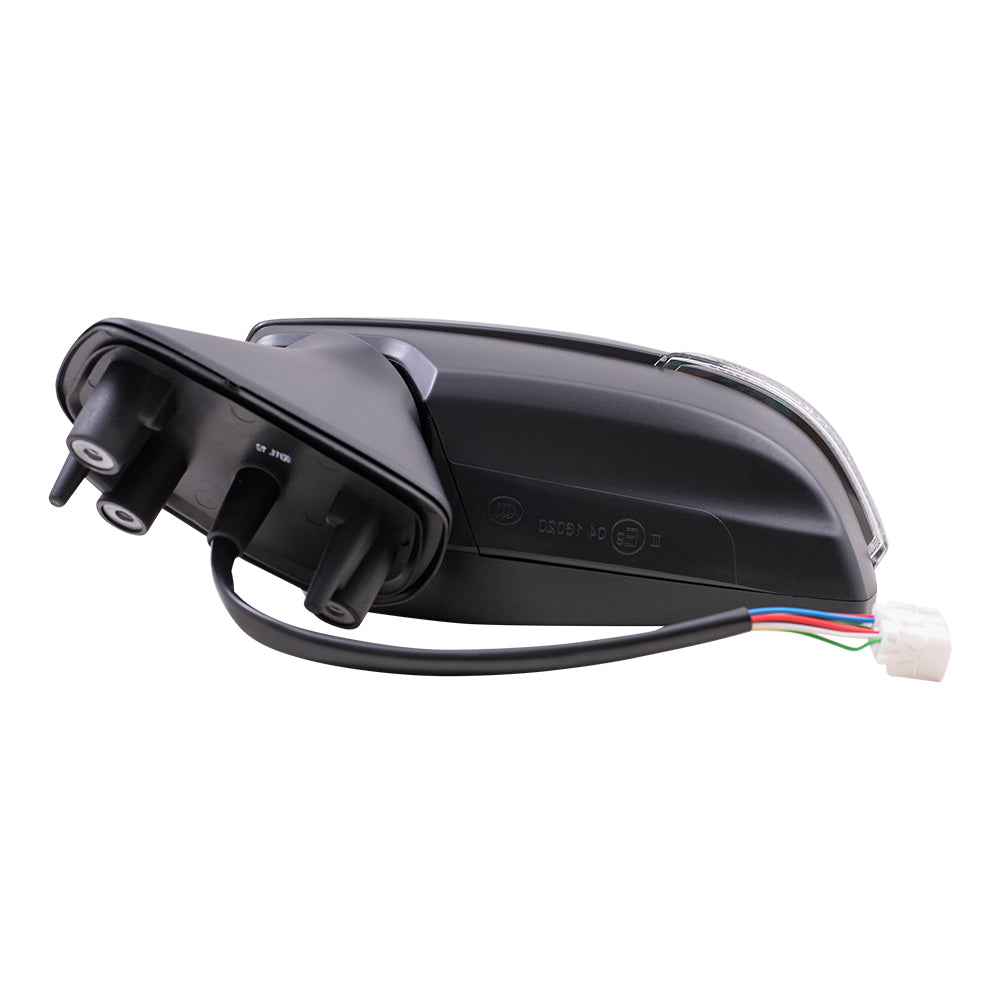 Brock Replacement Driver Side Power Mirror Paint to Match Black Cover with Heat, Signal and Blind Spot Detection Compatible with 2015-2017 Outback & 2015-2017 Legacy