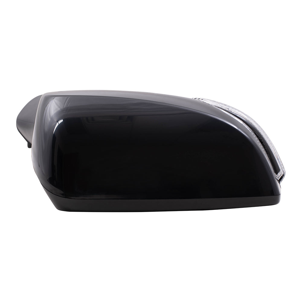 Brock Replacement Driver and Passenger Side Power Mirrors with Paint to Match Black Covers, Heat and Signal Compatible with 2015-2017 Outback & 2015-2017 Legacy