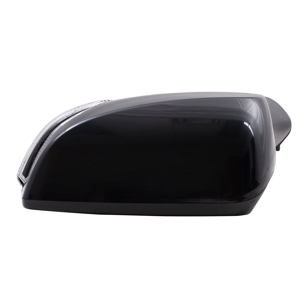 Brock Replacement Driver Side Power Mirror with Paint to Match Black Cover, Heat and Signal Compatible with 2015-2017 Outback & 2015-2017 Legacy