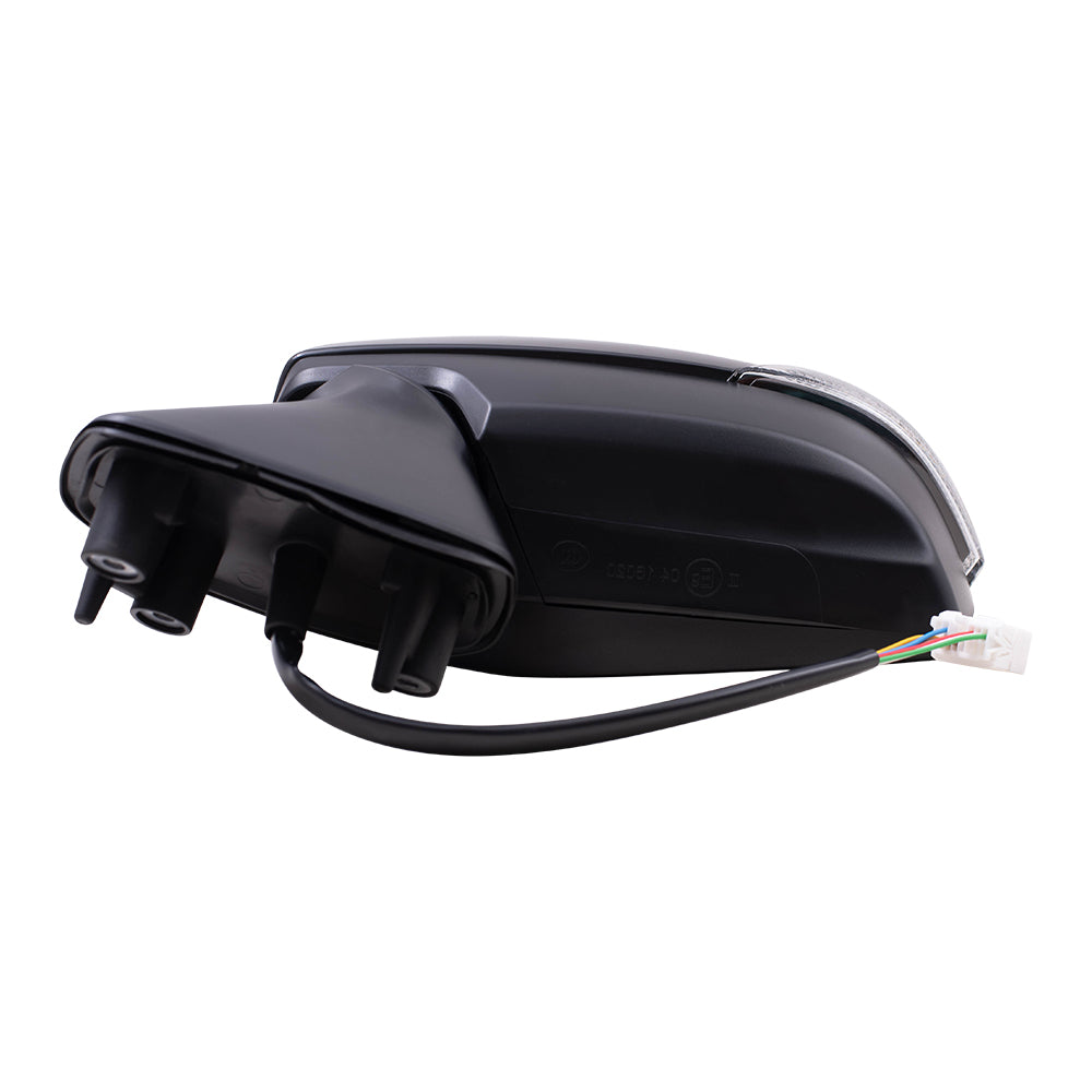 Brock Replacement Driver Side Power Mirror with Paint to Match Black Cover, Heat and Signal Compatible with 2015-2017 Outback & 2015-2017 Legacy