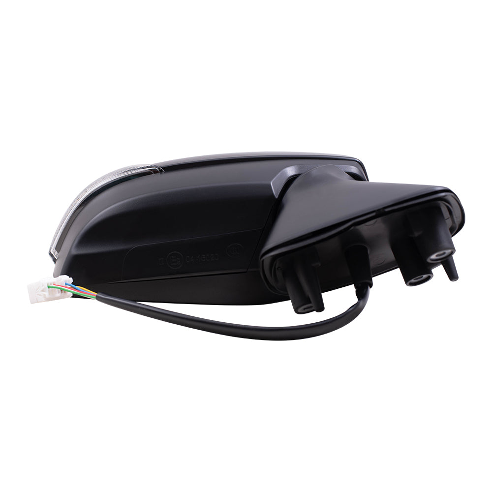 Brock Replacement Passenger Side Power Mirror with Paint to Match Black Cover, Heat and Signal Compatible with 2015-2017 Outback & 2015-2017 Legacy