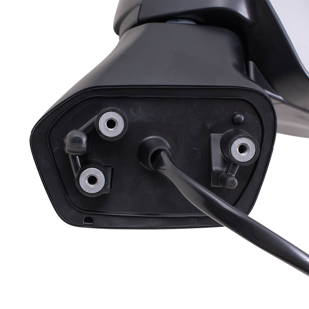 Brock Replacement Driver and Passenger Side Power Mirrors Textured Black with Heat without Signal or Blind Spot Detection Compatible with 2014-2018 Forester
