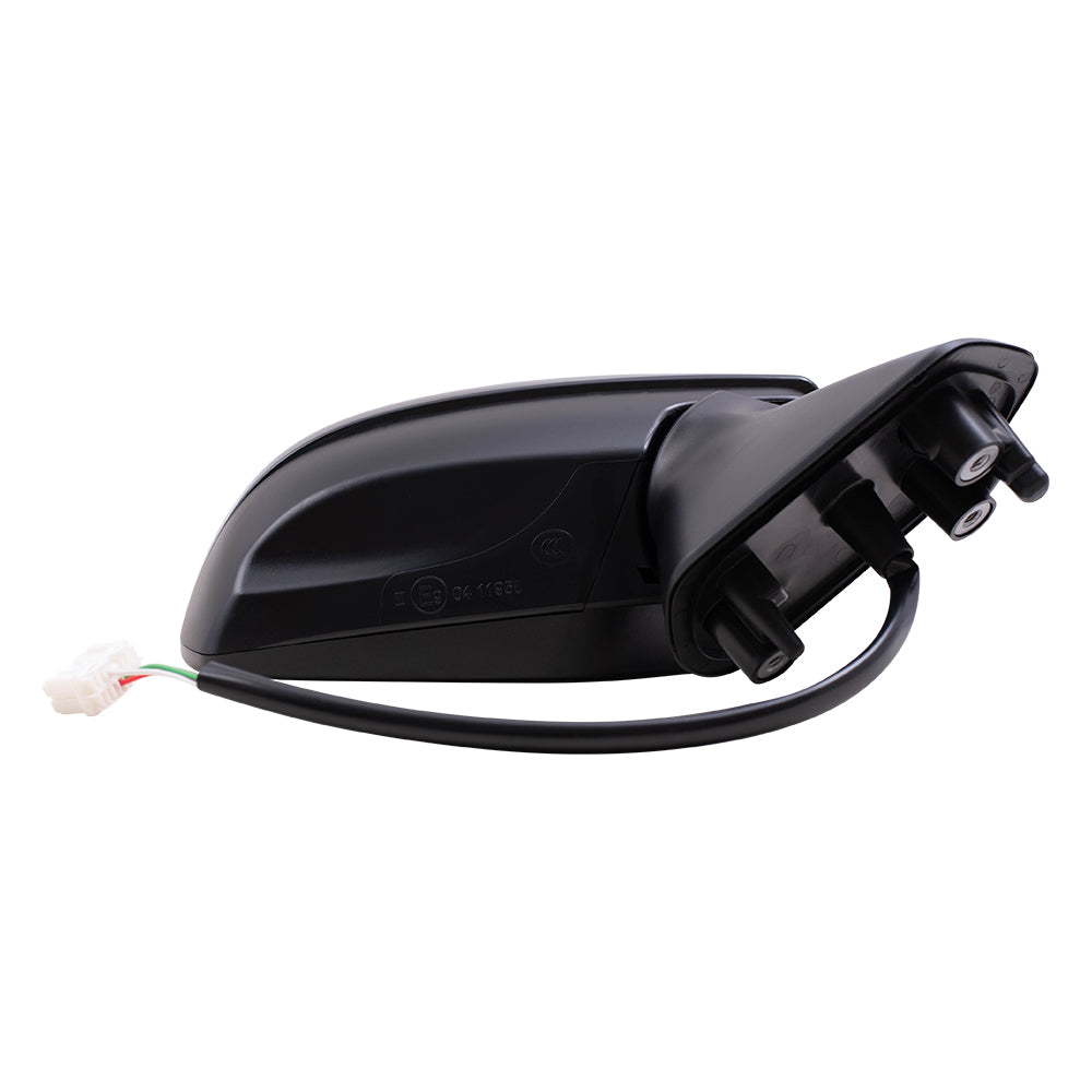 Brock Replacement Driver and Passenger Side Power Mirrors Textured Black with Heat without Signal or Blind Spot Detection Compatible with 2014-2018 Forester