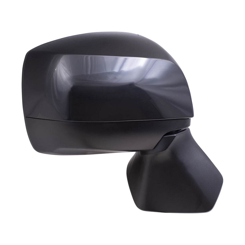 Brock Replacement Driver and Passenger Side Power Mirrors Textured Black with Heat without Signal or Blind Spot Detection Compatible with 2014-2018 Forester