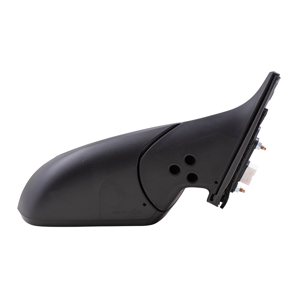 Brock Replacement Driver and Passenger Side Power Mirrors Paint to Match Black with Heat and Blind Spot Detection without Signal or Memory Compatible with 2017-2020 Elantra Korea Built ONLY