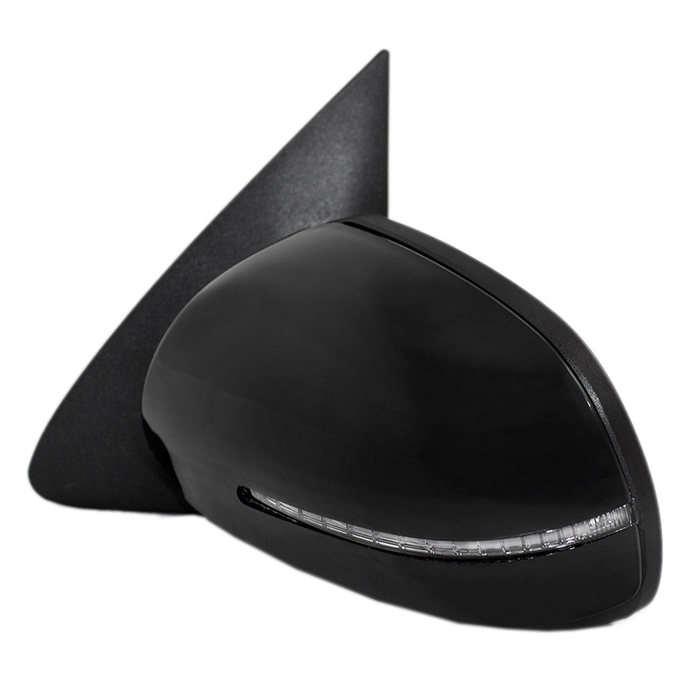 Drivers Side View Power Mirror Heated Signal Assembly for 11 12 13 Kia Forte