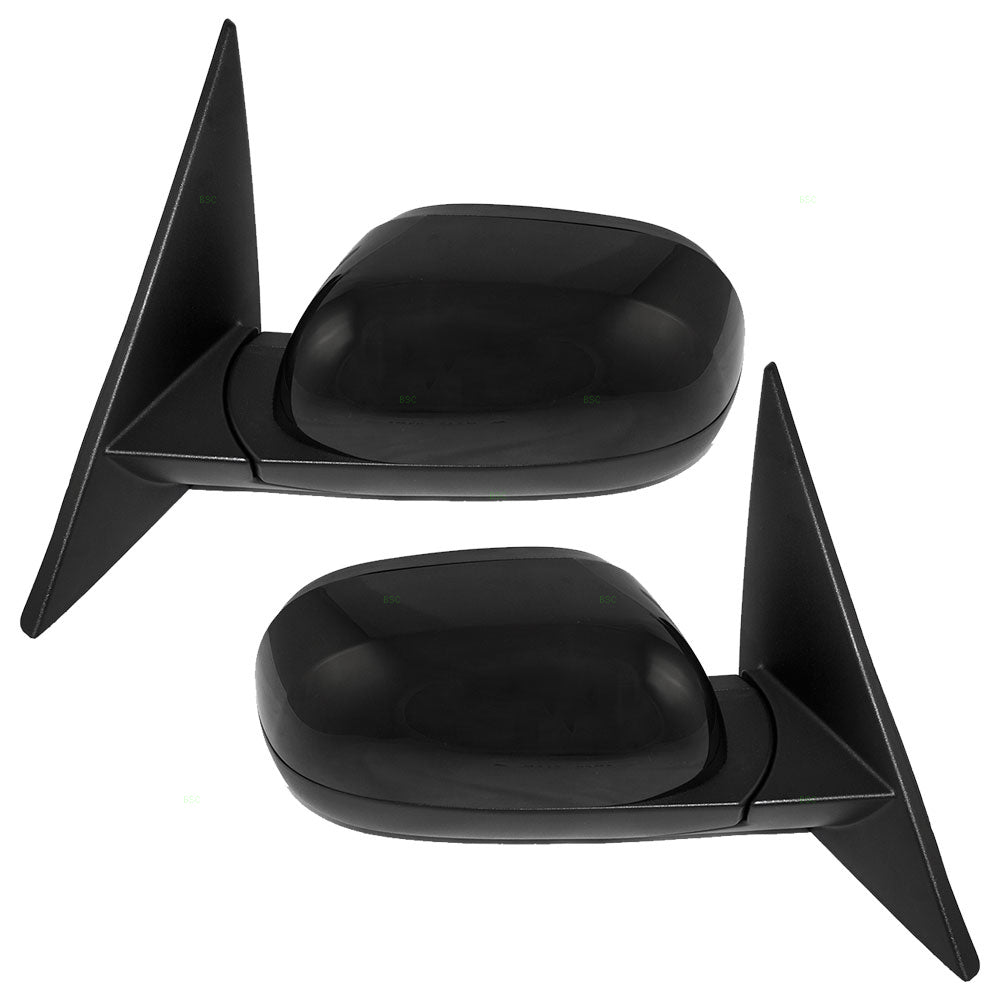 Brock Replacement Pair Set Power Side View Mirrors Heated w/ Covers Compatible with 14-19 Soul 87610B2510 87620B2510