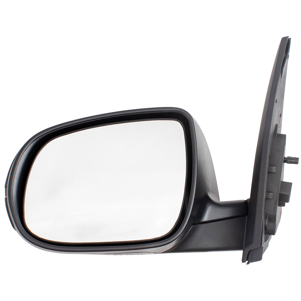 Brock Replacement Drivers Power Folding Side View Mirror Heated Signal Compatible with 2013 Forte 876101M025 KI1320191 128-64552L