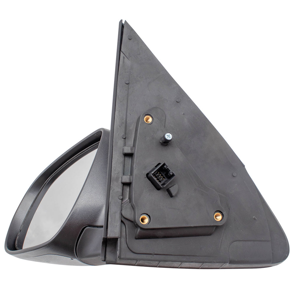 Brock Replacement Drivers Power Folding Side View Mirror Heated Signal Compatible with 2013 Forte 876101M025 KI1320191 128-64552L