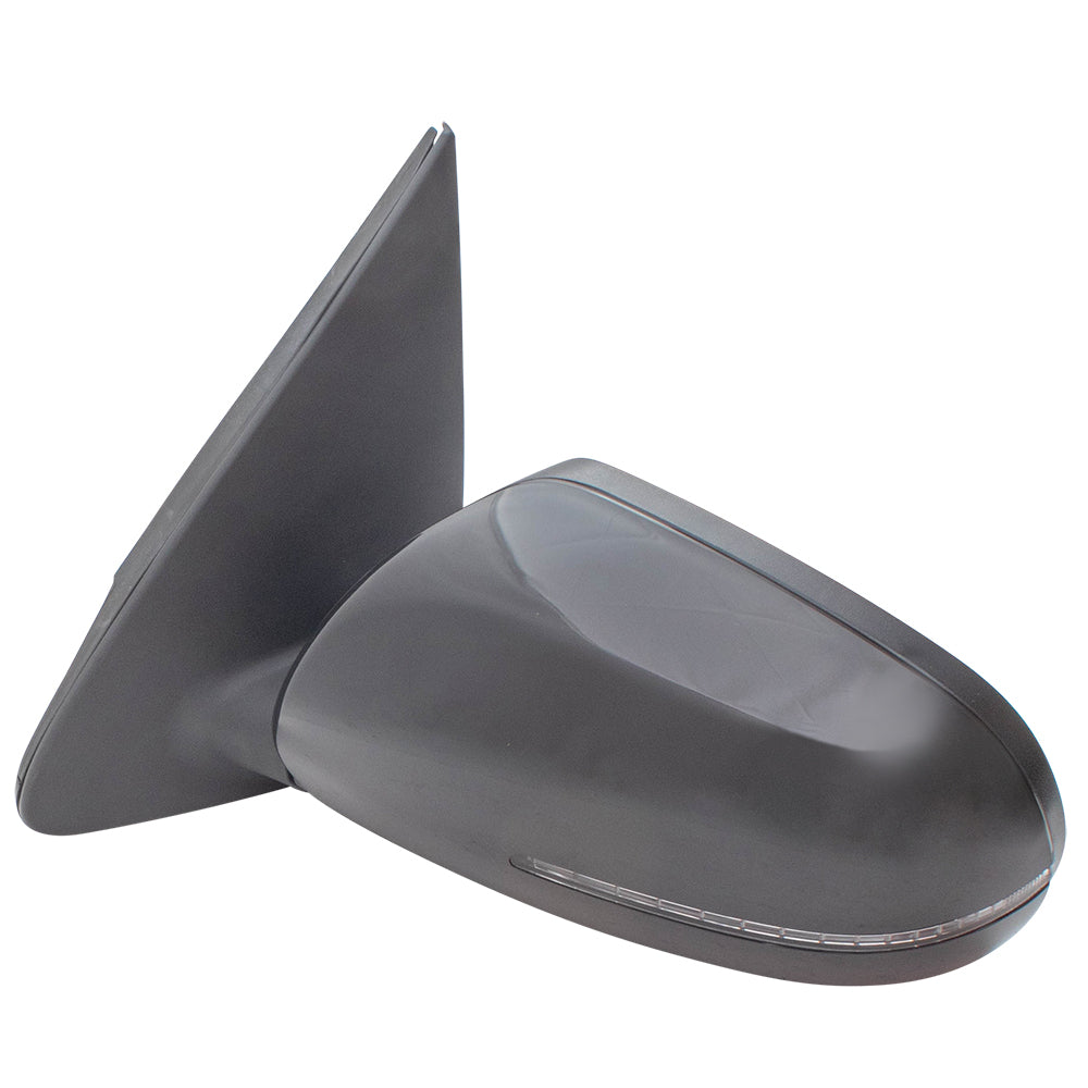 Brock Replacement Drivers Power Folding Side View Mirror Heated Signal Compatible with 2013 Forte 876101M025 KI1320191 128-64552L