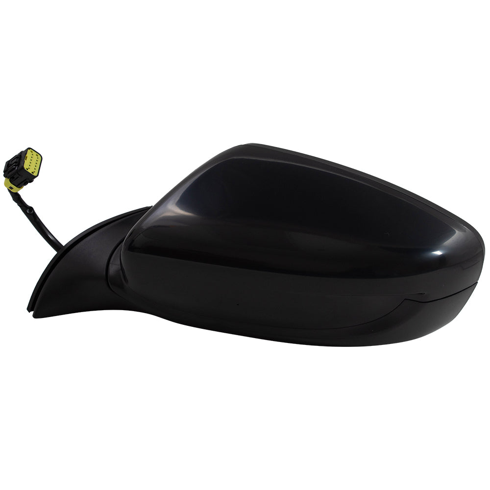 Brock Replacement Power Side View Mirror Heated Drivers Manual Folding Assembly Compatible with 17-18 Forte & Forte5 87610B0000 KI1320213
