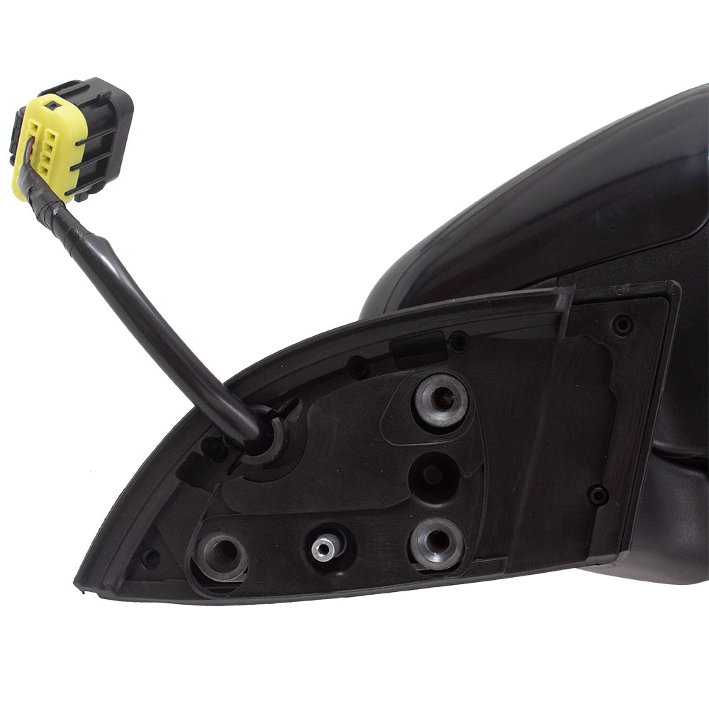 Brock Replacement Power Side View Mirror Heated Passengers Manual Folding Assembly Compatible with 17-18 Forte & Forte5 87620B0000 KI1321213