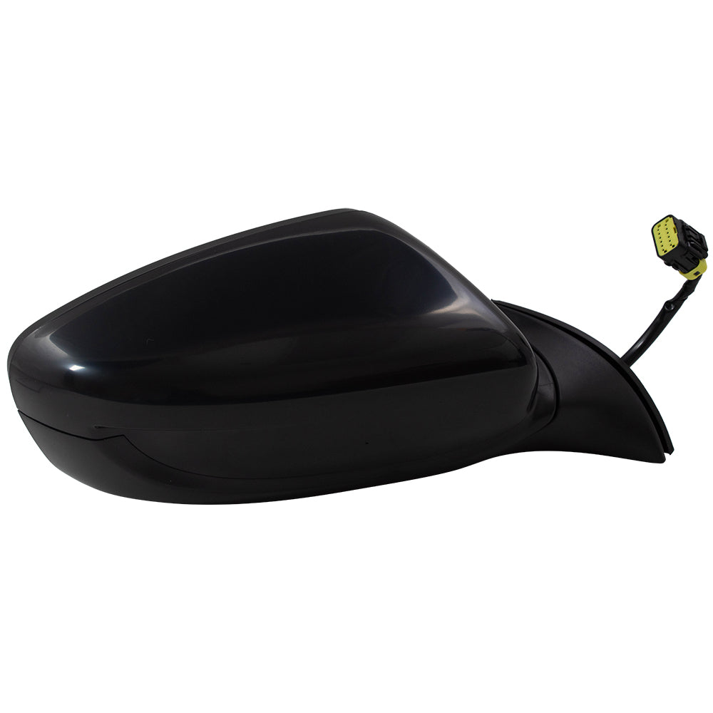 Brock Replacement Power Side View Mirror Heated Passengers Manual Folding Assembly Compatible with 17-18 Forte & Forte5 87620B0000 KI1321213