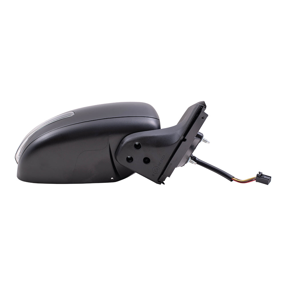 Brock Replacement Driver and Passenger Side Power Mirrors Paint to Match Black with Heat and Signal Compatible with 2015-2020 Mirage & 2017-2020 Mirage G4 GT/SEL