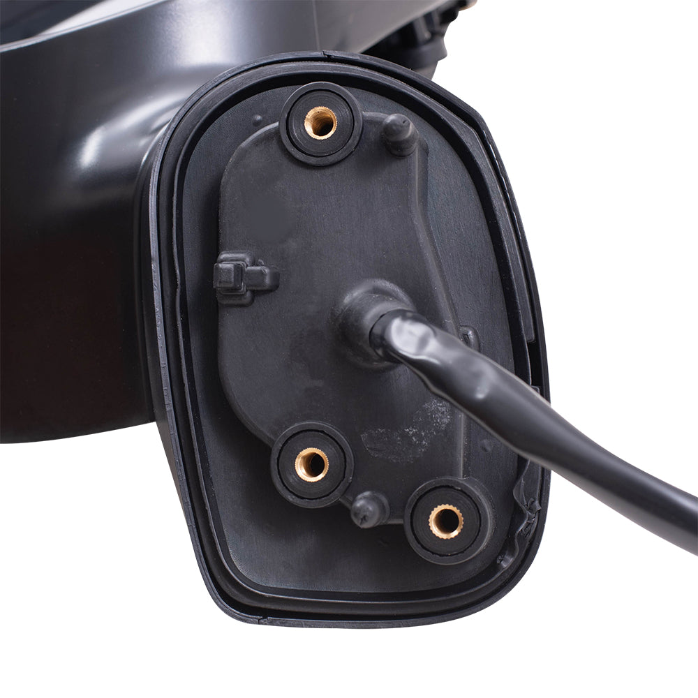 Brock Replacement Driver and Passenger Side Power Mirrors with Paint to Match Black Base & Silver Cover with Heat and Signal without Blind Spot Detection Compatible with 2017-2020 Impreza
