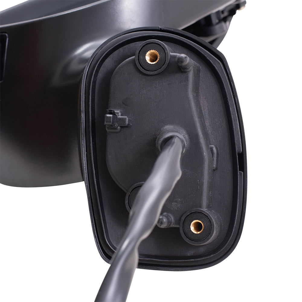 Brock Replacement Driver and Passenger Side Power Mirrors with Paint to Match Black Base & Silver Cover with Heat, Signal and Blind Spot Detection Compatible with 2017-2020 Impreza